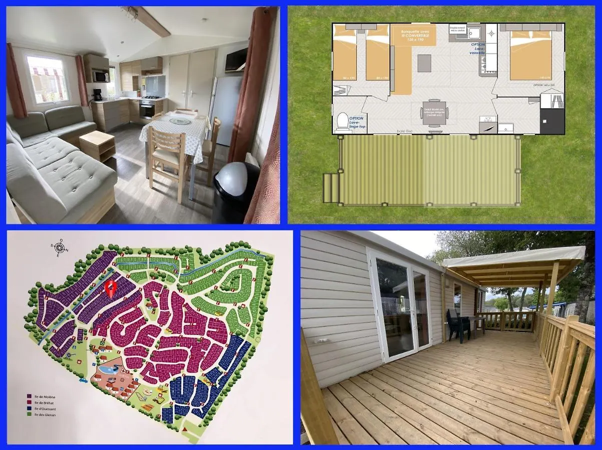 Apartment Kerlann 4 Etoiles Mobil Home 2Chs 1Sdb Pont Aven Finistere France